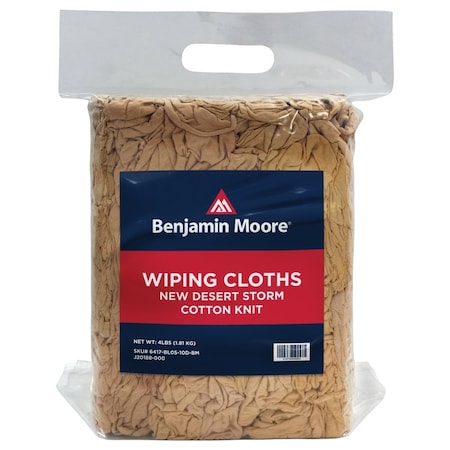 Benjamin Moore Benjamin Moore Desert Storm Cotton Knit Wiping Rags 4 lb 1 pk 6417-BL05-10DBM